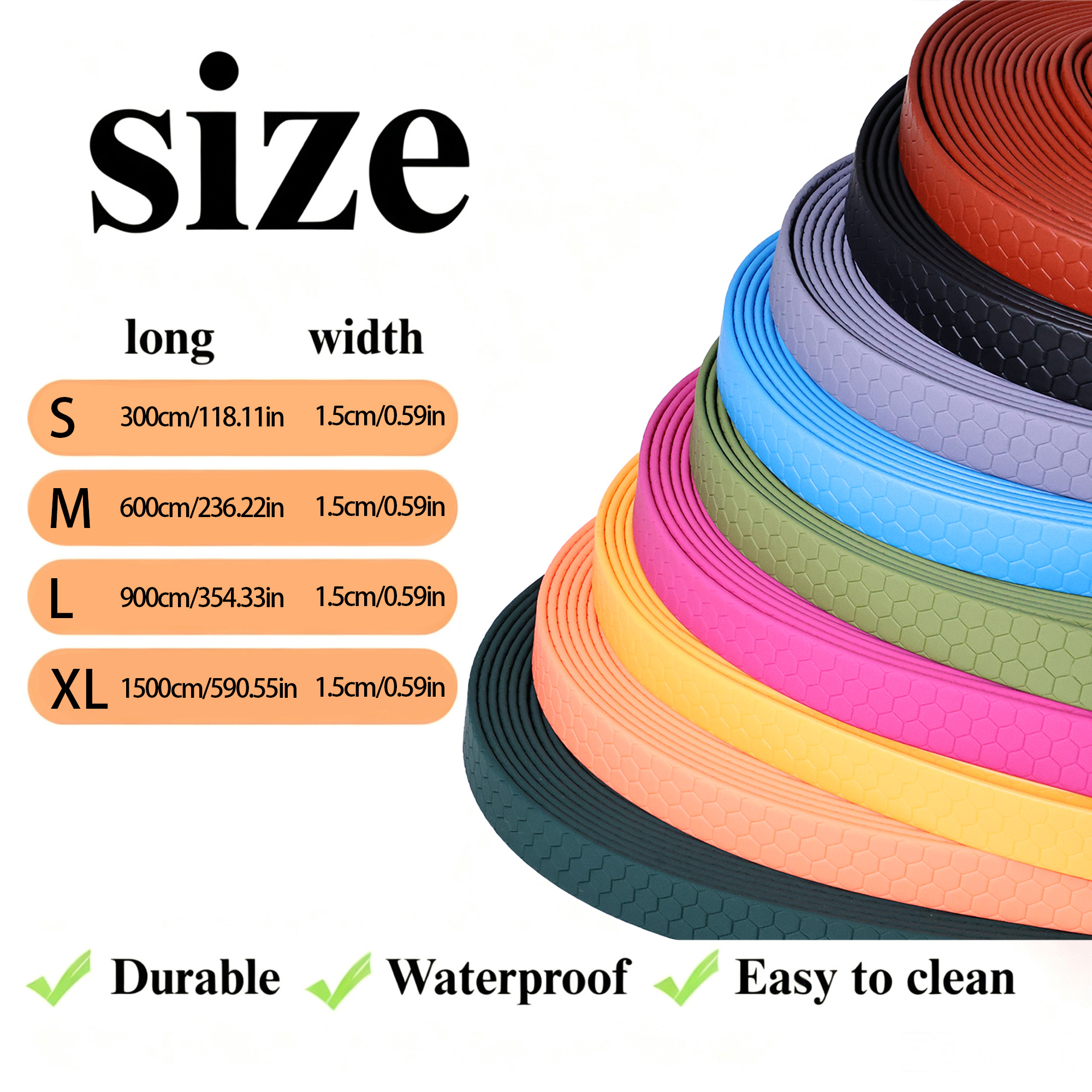Waterproof PVC Dog Leash,3/6/9 - Fishing Hook Size avis et prix