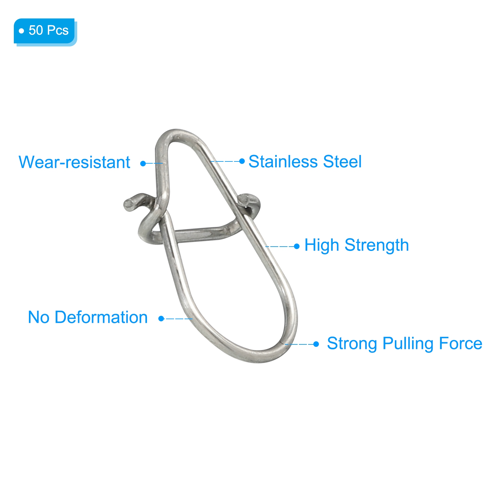 50pcs Stainless Steel Fishing  - Fishing Hook Stainless Steel avis et prix
