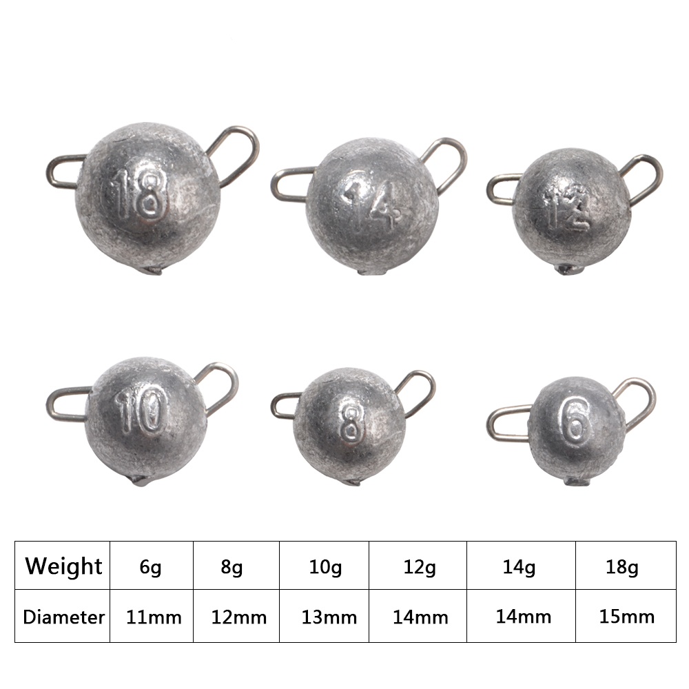 FTK 5pcs Supercontinent Sinker - Fishing Hook Jig avis et prix