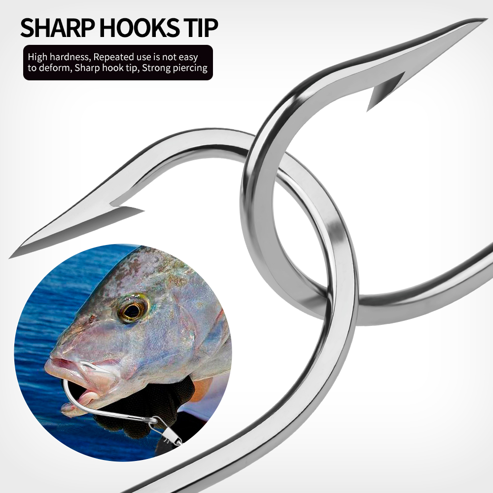 PROBEROS 5pcs Stainless Steel  - Fishing Hook Circle avis et prix