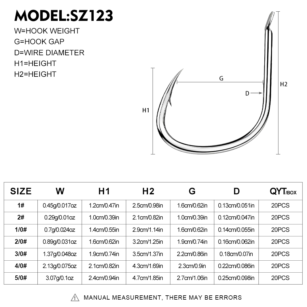 Proberos 20PCS/BOX High Carbon - Fishing Hook Circle avis et prix