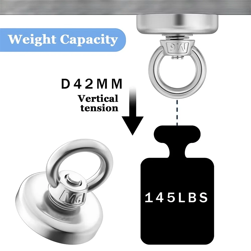 D16~D42mm Super Strong Neodymi - Fishing Hook Stainless Steel avis et prix