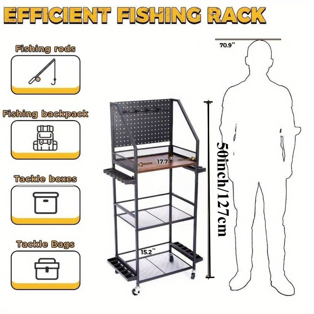 Fishing Rod Holders for Garage - Fishing Hook Box avis et prix