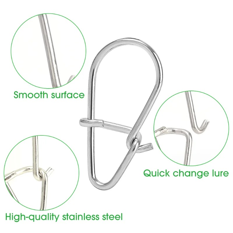 100PCS Stainless Steel Fishing - Fishing Hook Stainless Steel avis et prix