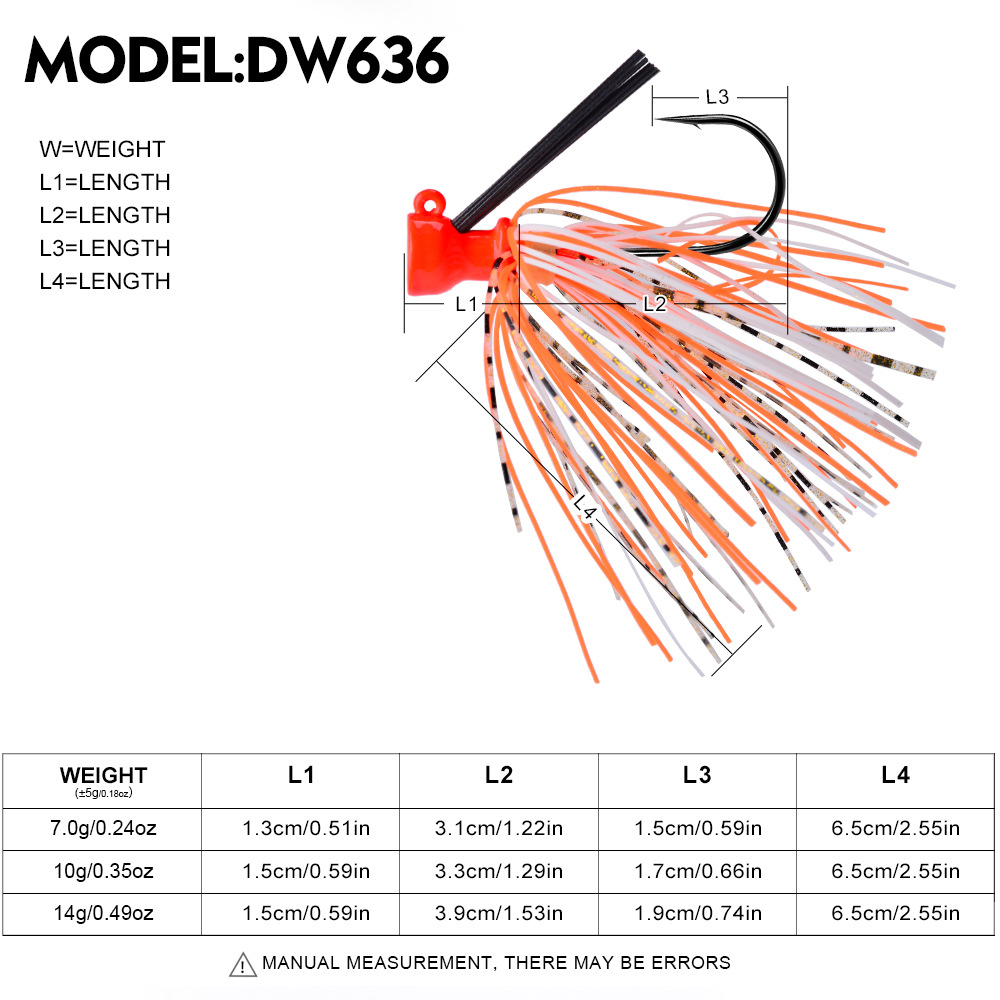 7G 10G 14G Jig Hook Fishing Lu - Fishing Hook Weedless avis et prix
