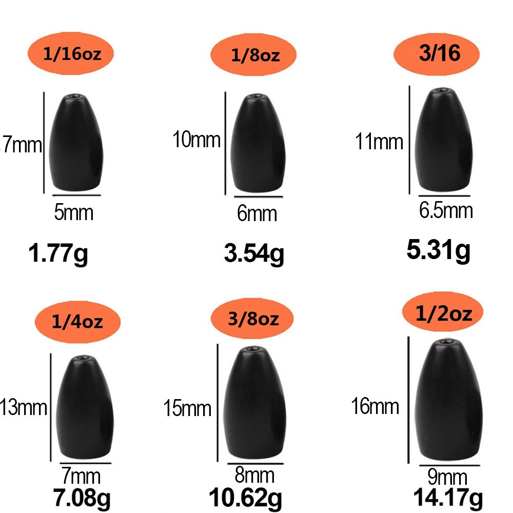 Tungsten Steel Fishing Weights - Fishing Hook Jig avis et prix