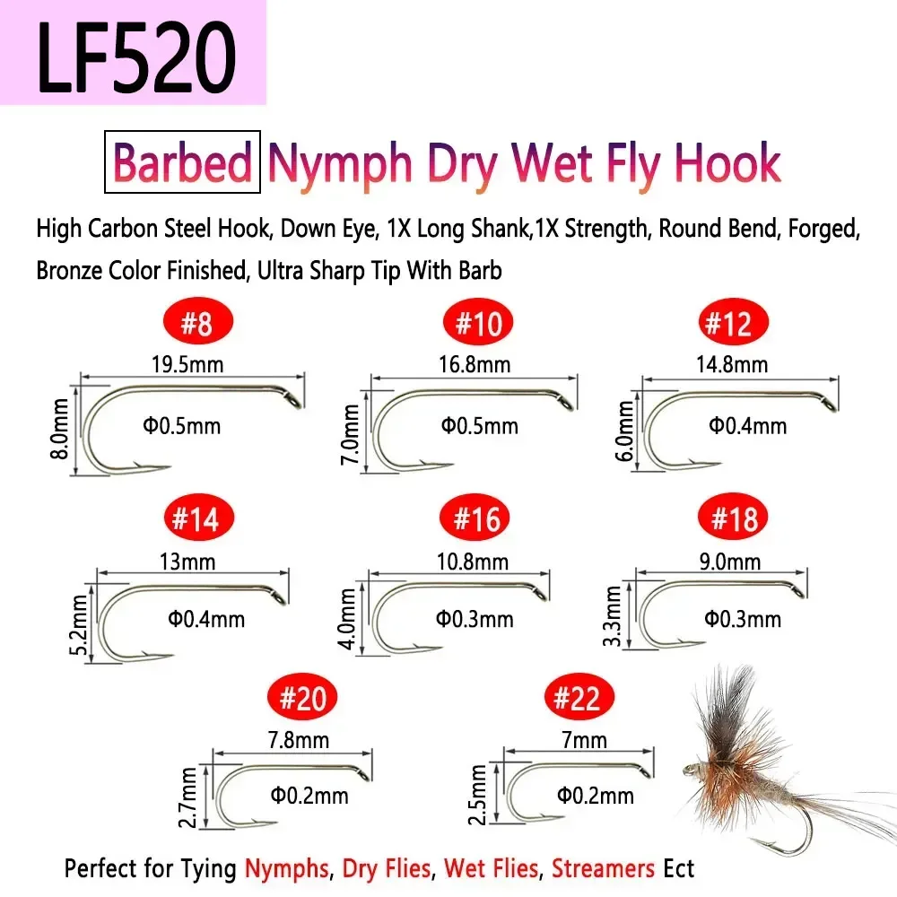 Bimoo 100PCS 1#~22# Barbed & B - Fishing Hook Barbless avis et prix