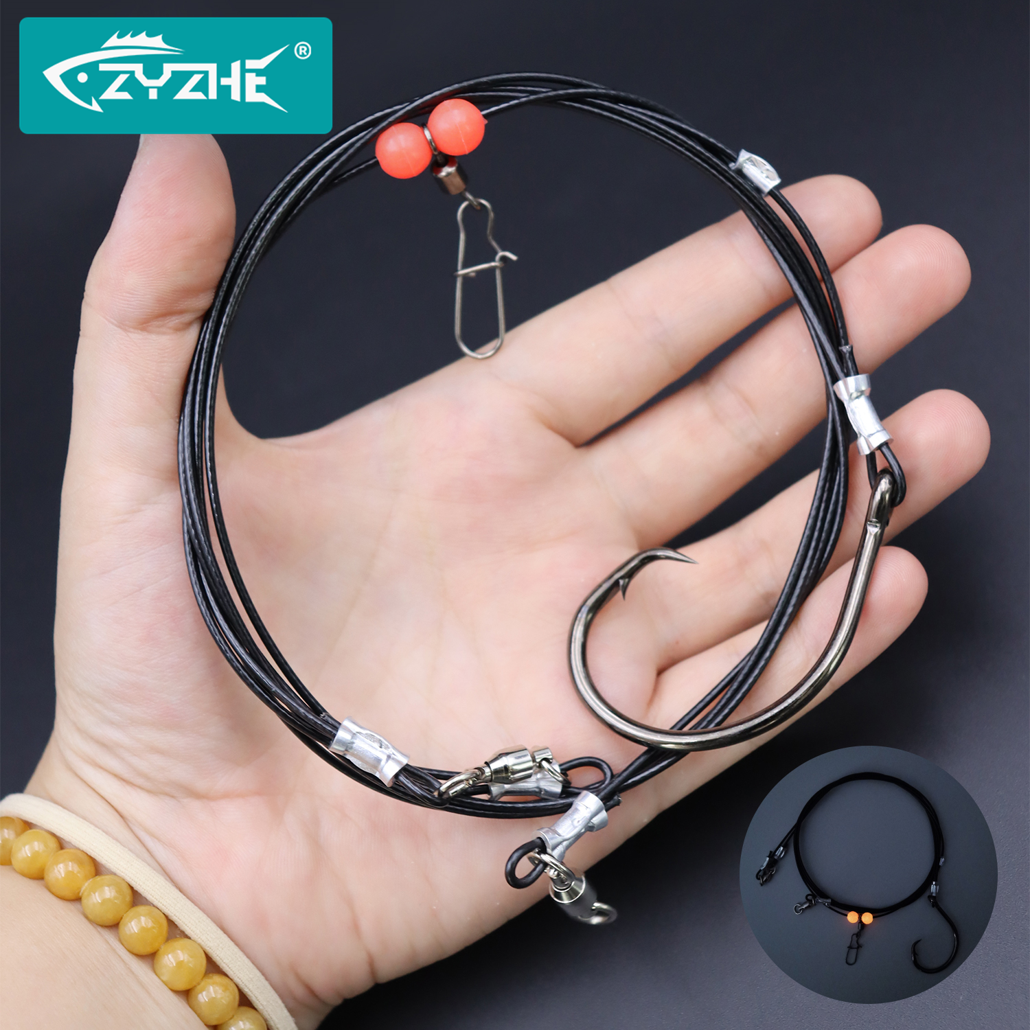 ZYZHE 1pc Sea Fishing Rigs Wit - Fishing Hook Circle avis et prix