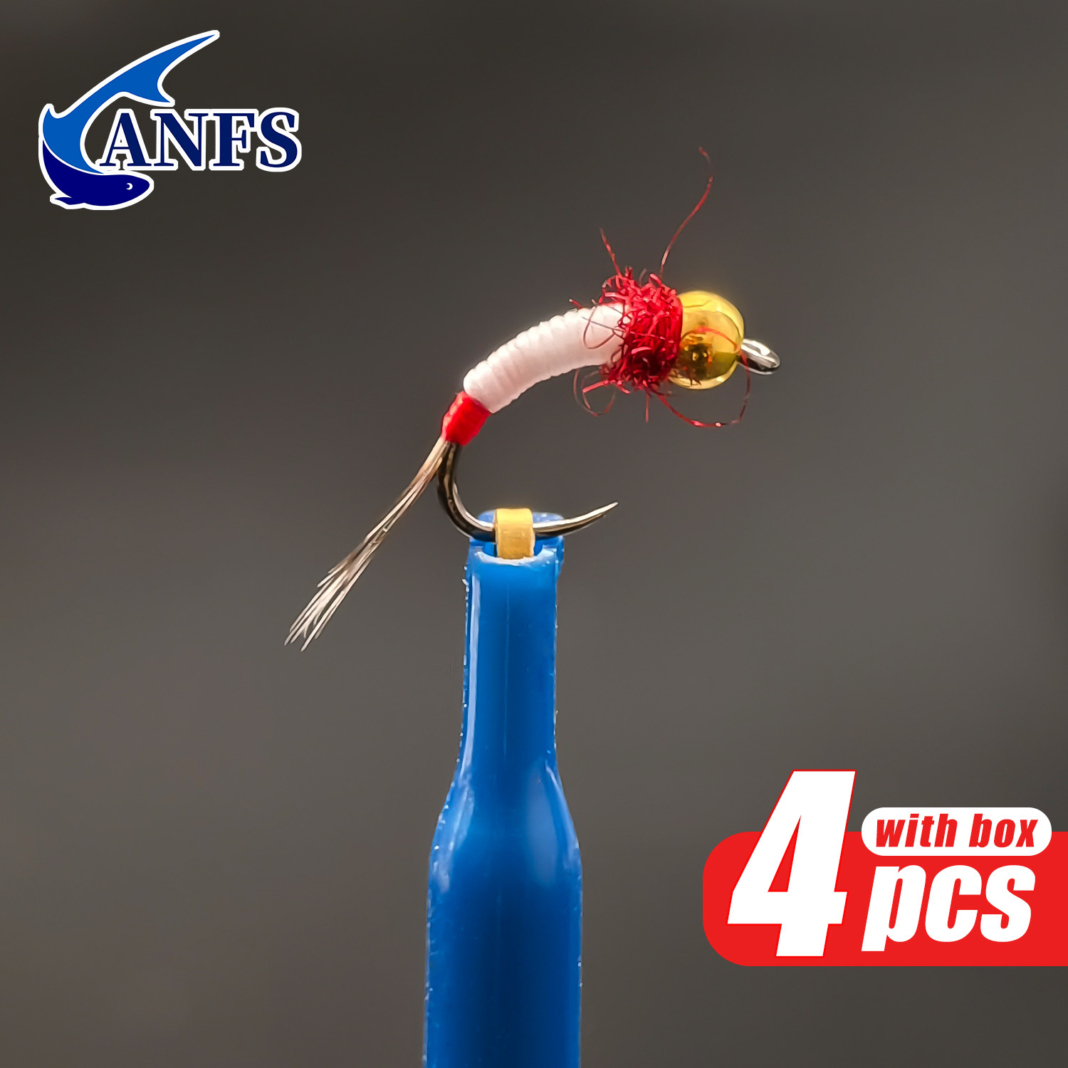 ANFS 4pcs Midge Nymph Flies As - Fishing Hook Assortment avis et prix